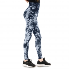 DANLANG Workout Leggings for Women Tie Dye Butt Lifting Yoga Pants Athletic Running Gym Fitness Active Pants