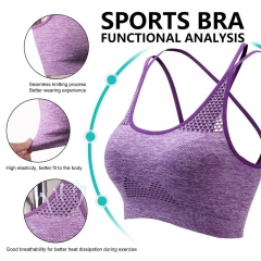 Move Freely, Feel Supported: Seamless Crossback Bra