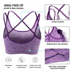 Move Freely, Feel Supported: Seamless Crossback Bra